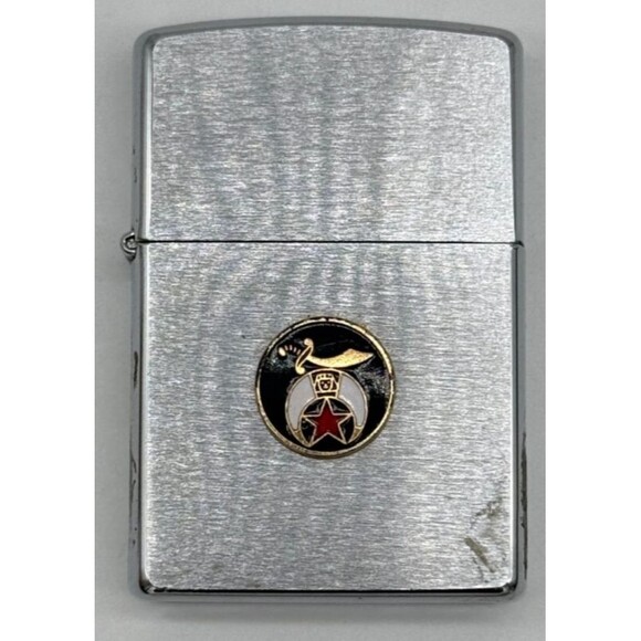 Vintage 1966 Masonic Shriners Zippo Lighter Pat. 2517191 Excellent Condition - Picture 1 of 4